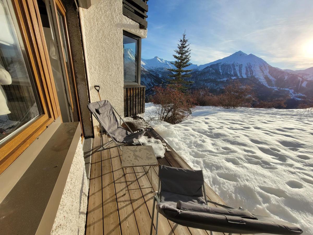 Terrasse, Vue Imprenable Et Ski Au Pied, Votre Refuge Ideal オルシエール エクステリア 写真